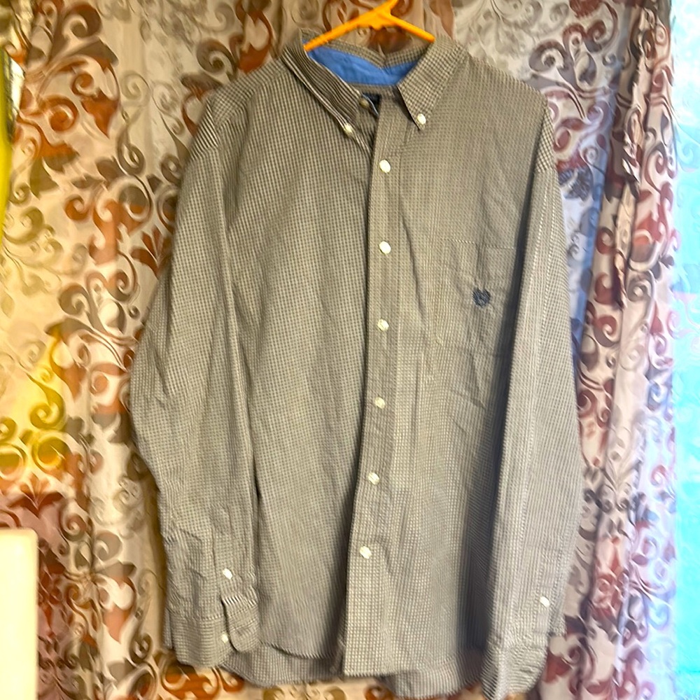 Chaps Easy Care Men’s Button Down Shirt Size XXL